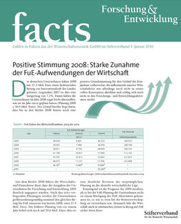 FuE-facts 1/2010 (Cover)