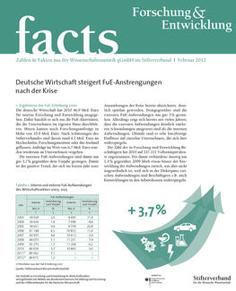 FuE-facts 2012 (Cover)