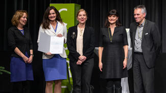 Genius loci-Preis 2018: Preisverleihung an die SRH Hochschule Heidelberg (Foto: SRH Hochschule Heidelberg/Tobias Dittmer)