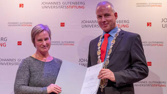 Genius loci-Preis: Preisverleihung an die Uni Mainz (Foto: Stefan F. Sämmer/JGU)