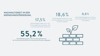 In 55,2 Prozent der Gründungen spielt Nachhaltigkeit eine Rolle (Grafik)