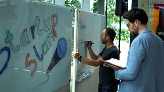 Startup Slam am Standort Pirmasens der Hochschule Kaiserslautern (Foto: Fabian Illmer/Hochschule Kaiserslautern)