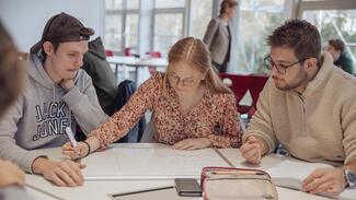 Scale-up-Raum an der Technischen Hochschule Rosenheim (Foto: Lisa Lanzinger/TH Rosenheim)