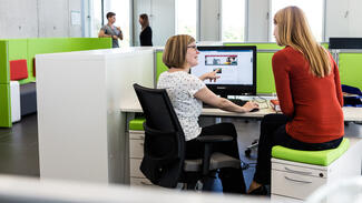 Neue Räume für Lehrende an der Hochschule der Medien Stuttgart (Foto: HdM Stuttgart)