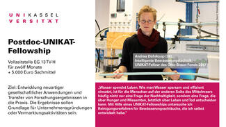 Hochschulperle März 2017: Postdoc-UNIKAT-Fellowships