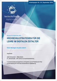 Hochschulstrategien für die Lehre im digitalen Zeitalter (Cover)