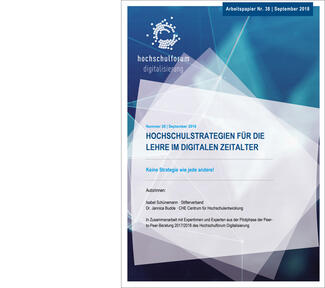 Hochschulstrategien für die Lehre im digitalen Zeitalter (Cover)