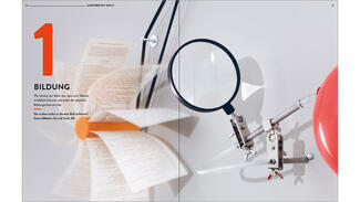 Beispielseiten aus dem Tätigkeitsbericht 2016/17