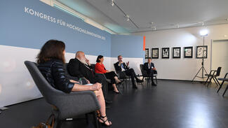 Kongress für Hochschulinnovation am 14. Juni 2021 (Foto: Andreas Gebert)