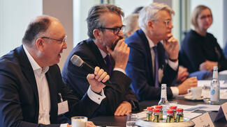 Round Table des Landeskuratoriums Hessen/Rheinland-Pfalz/Saarland am 21. März 2023 (Foto: Piotr Banczerowski)