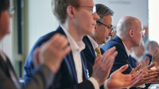 Round Table des Landeskuratoriums Hessen/Rheinland-Pfalz/Saarland am 21. März 2023 (Foto: Piotr Banczerowski)