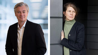 Andreas Grünewald & Anne Levin (Foto re.: Julia Baier)