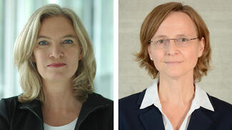 Christine Kappei & Siri Krauss (Fotos: Stefan Senf/HFT Stuttgart)