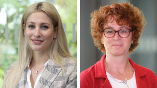 Chrysanthi Melanou & Vera Döring (Fotos: privat/Duale Hochschule Baden-Württemberg)