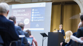 Veranstaltung "Berufliche und akademische Bildung: Mischen (im)possible?" (Foto: Kay Herschelmann)