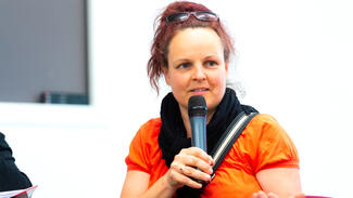 Treffen des Netzwerks "Stark durch Diversität": Bernadette Thomas (Foto: Simon Bierwald)
