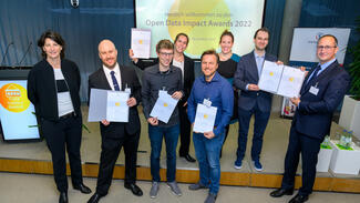 Verleihung des Open Data Impact Awards am 7. November 2022 (Foto: David Ausserhofer)