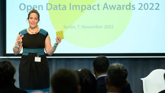 Verleihung des Open Data Impact Awards am 7. November 2022 (Foto: David Ausserhofer)