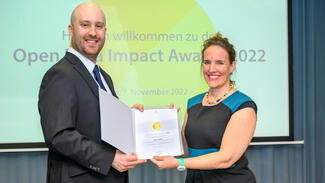 Verleihung des Open Data Impact Awards am 7. November 2022 (Foto: David Ausserhofer)