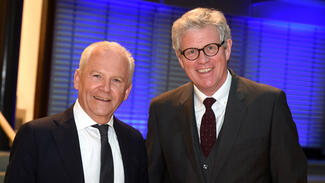 Rüdiger Grube (li.) und Andreas Schlüter (Foto: Peter Himsel)