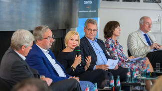 Quadriga Debatte am 1. Juni 2022 (Foto: David Ausserhofer)