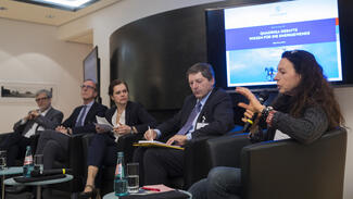 Quadriga Debatte: Wissen für die Energiewende (Foto: Kay Herschelmann)