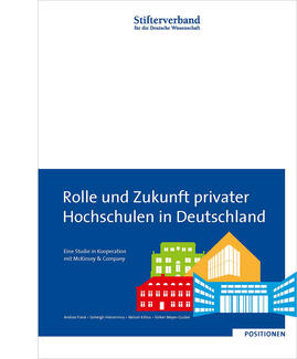 Rolle und Zukunft privater Hochschulen in Deutschland (Cover)