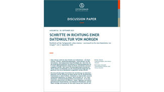 Schritte in Richtung einer Datenkultur von morgen (Cover)