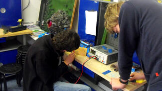 Elektrotechnisches Studio (Foto: Initiative Kultur & Technik Hamburg)