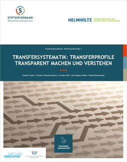 Transferbarometer - Werkstattbericht 1 (Cover)