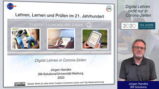 Jürgen Handke: Digitale Lehre nicht nur in Zeiten von Corona (Video)