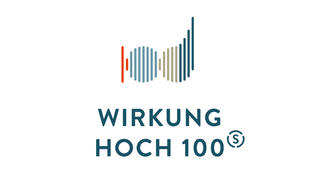 Wirkung hoch 100 (Logo)