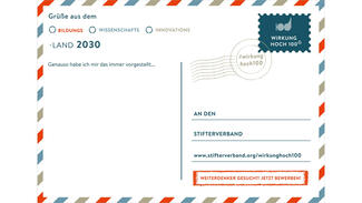 Wirkung hoch 100: Digitale Postkartenaktion (Vorlage)