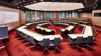 Konferenzraum K1/K2 im Wissenschaftszentrum Bonn (Foto: Akim Photography)